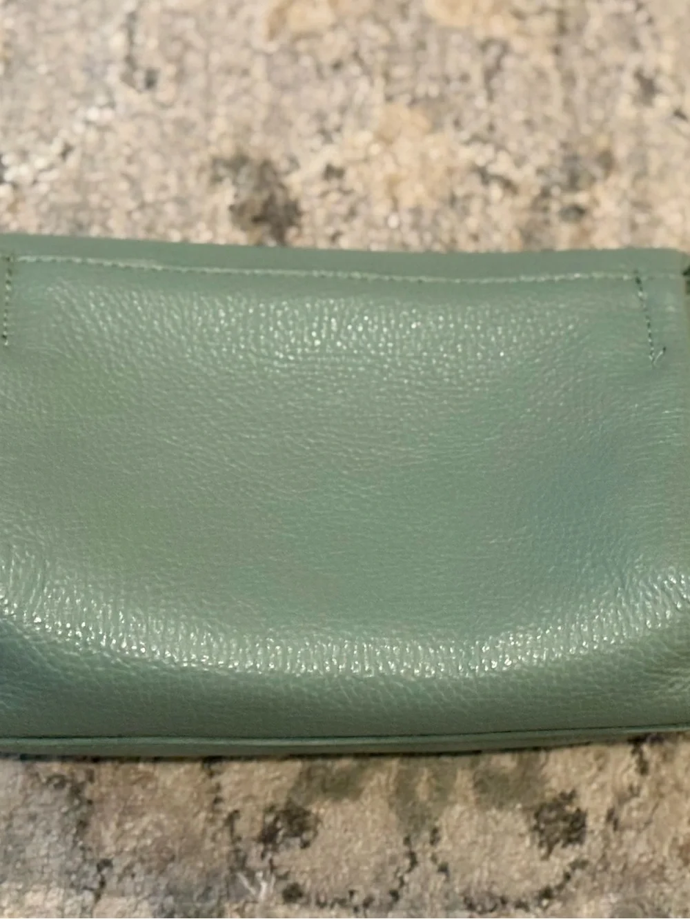 Italian leather clutch (pristine condition)